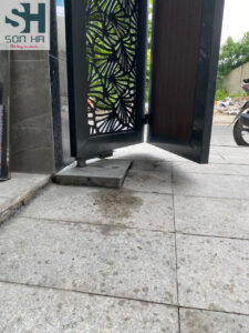 Lắp đặt cổng âm sàn tự động tại Châu Thành Long An